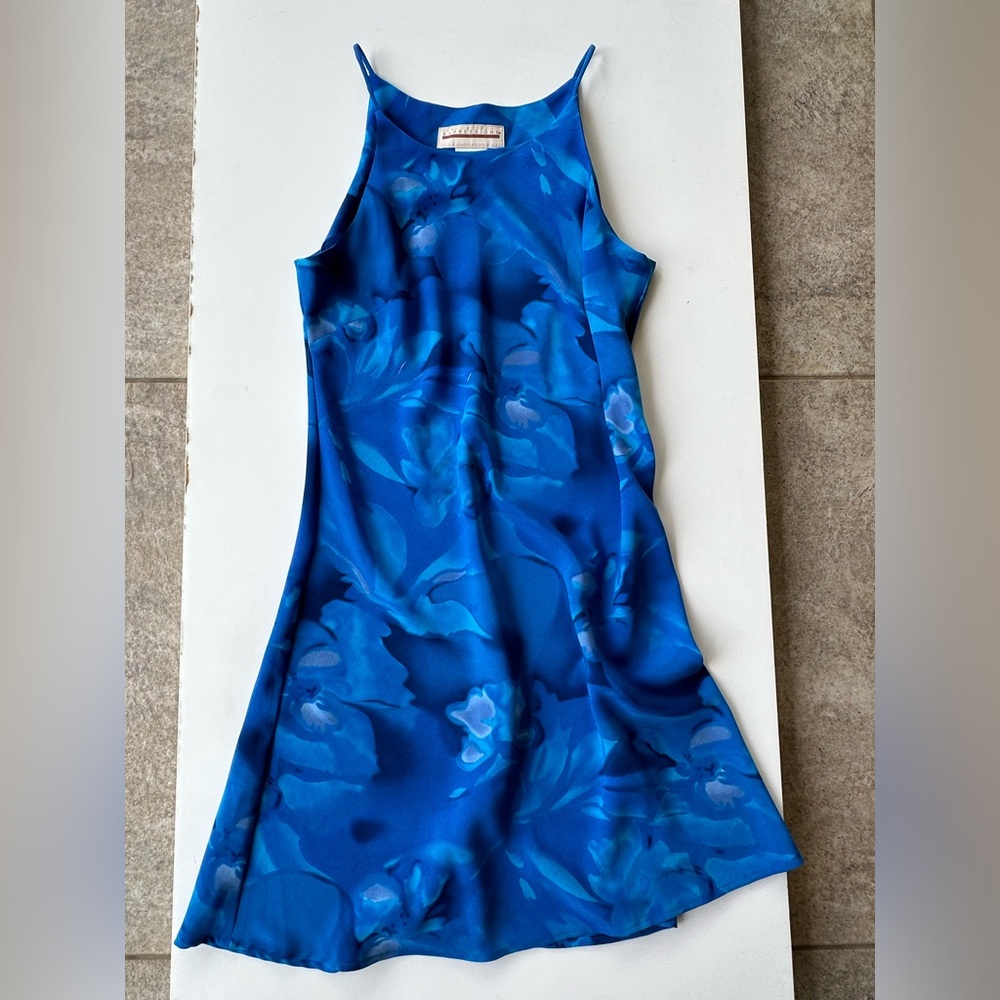 Blue Expressions flower dress